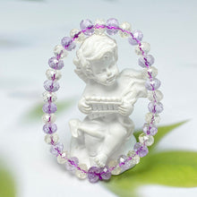 Load image into Gallery viewer, Amethyst With Citrine Beads Bracelet