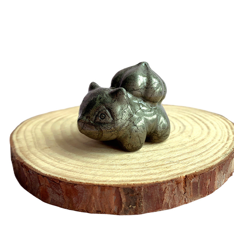 Pyrite Bulbasaur Carvings