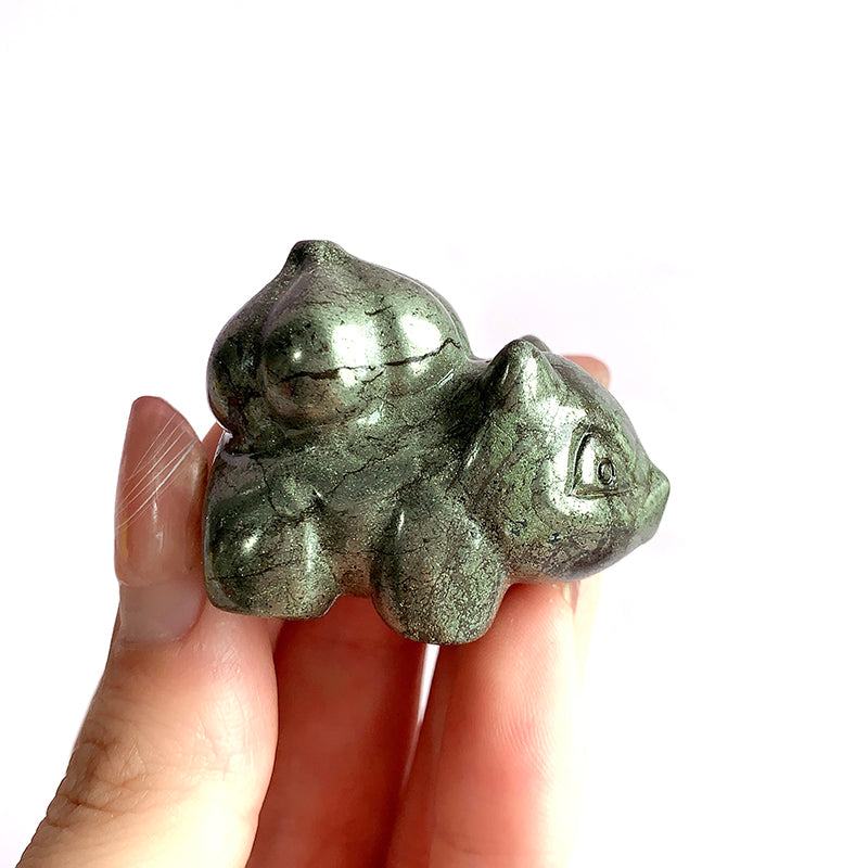 Pyrite Bulbasaur Carvings