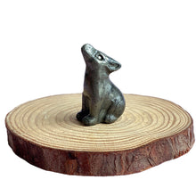 Load image into Gallery viewer, Pyrite Wolf Carvings