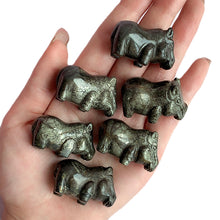 Load image into Gallery viewer, Pyrite River Horse Carvings