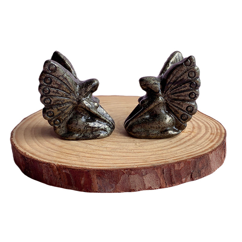 Pyrite Fairy Carvings