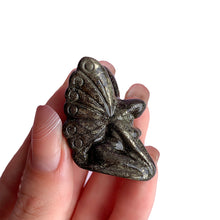 Load image into Gallery viewer, Pyrite Fairy Carvings