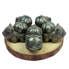 Load image into Gallery viewer, Pyrite Bulbasaur Carvings