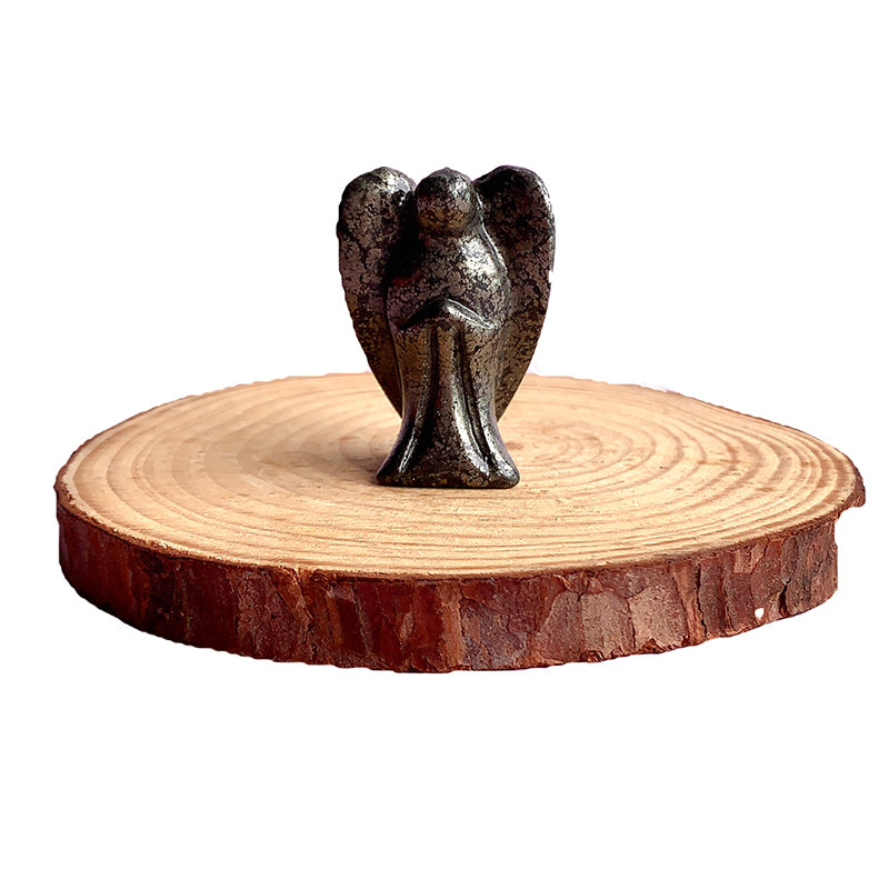 Pyrite Angel Carvings