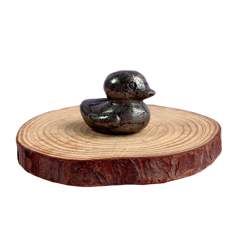 Pyrite Duck Carvings