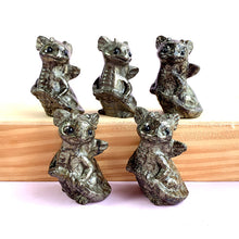 Load image into Gallery viewer, Pyrite Baby Dragon Carvings