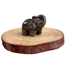 Load image into Gallery viewer, Pyrite Elephant Carvings