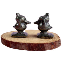 Load image into Gallery viewer, Pyrite Pekkle Duck Carvings