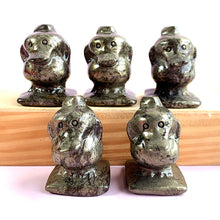 Load image into Gallery viewer, Pyrite Pekkle Duck Carvings