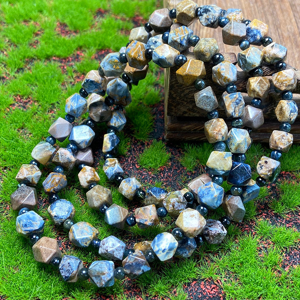 Pietersite Faceted Beads Bracelet