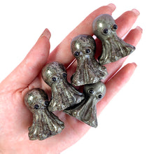 Load image into Gallery viewer, Pyrite Octopus Carving