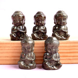 Pyrite Baby Buddha Carvings