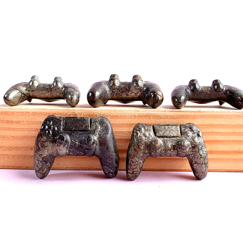 Pyrite Game Machine Carvings