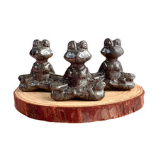 Load image into Gallery viewer, Pyrite Frog Carving