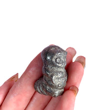 Load image into Gallery viewer, Pyrite Carpenterworm Carving