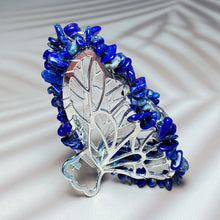 Load image into Gallery viewer, Crystal Chips Hair Clips Butterfly Shaped