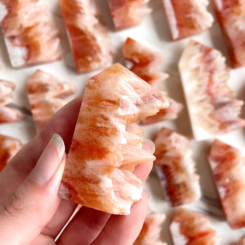 Pink Calcite Tower/Point