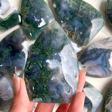 Load image into Gallery viewer, Moss Agate Flame /Water Drop