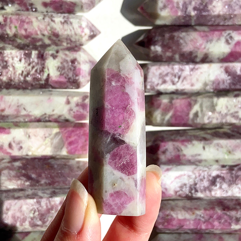 Natural Pink Tourmaline Tower / Point