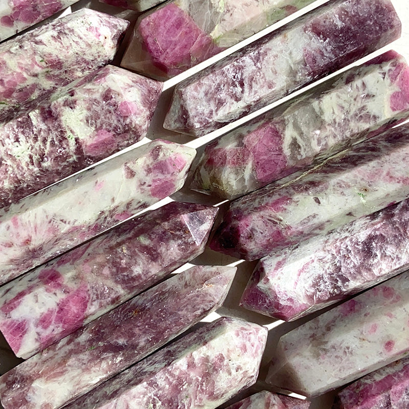 Natural Pink Tourmaline Tower / Point