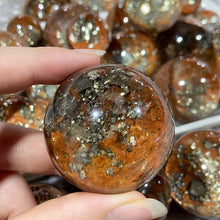 Load image into Gallery viewer, Beautiful Pyrite Garden Spheres