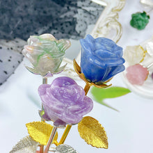 Load image into Gallery viewer, Different Materials Crystal Rose Flower For Valentine&#39;s Day