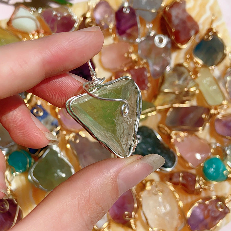 Different Material Crystal Pendants