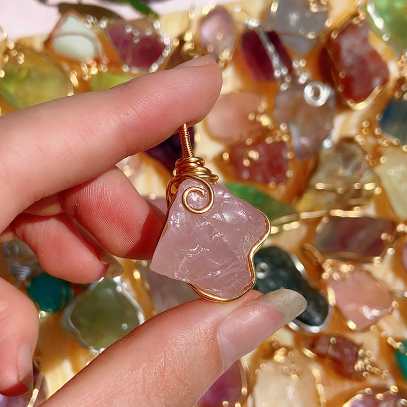 Different Material Crystal Pendants