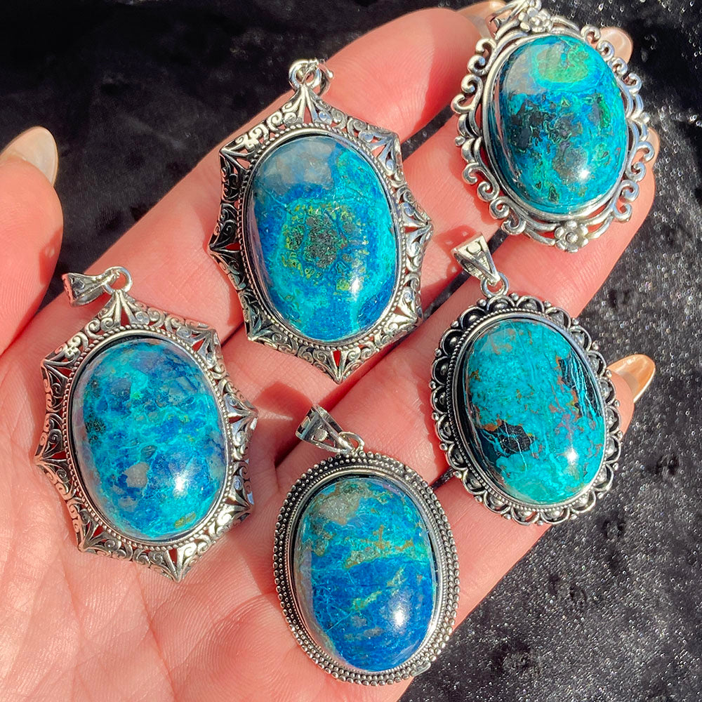 Beautiful Azurite Pendant Jewellry