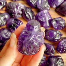 Load image into Gallery viewer, Natutal Amethyst Carvings (turtle &amp; octopus &amp; fish &amp; starfish)