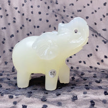 Load image into Gallery viewer, Green Onyx Elephant Hand-Carved Animal Decoration Quartz Statue Healing Stone