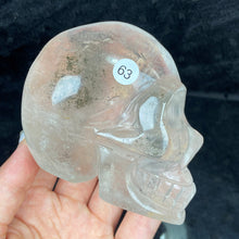 Load image into Gallery viewer, Crystal Skull Statue Clear Quartz Carved Energy Ore Mineral Healing Stone Home Decore