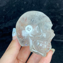 Load image into Gallery viewer, Crystal Skull Statue Clear Quartz Carved Energy Ore Mineral Healing Stone Home Decore