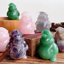 Load image into Gallery viewer, Different Materials Oogie Boogie Carvings (green aventurine &amp; rose quartz &amp; fire quartz &amp; fluorite &amp; dream amethyst)