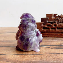 Load image into Gallery viewer, Different Materials Oogie Boogie Carvings (green aventurine &amp; rose quartz &amp; fire quartz &amp; fluorite &amp; dream amethyst)