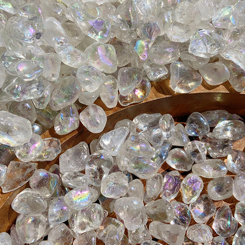 Aura Clear Quartz Chips