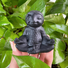 Load image into Gallery viewer, Cute Obsidian Sloth Carvings