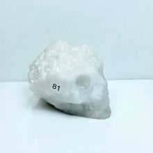 Load image into Gallery viewer, Fluorite Cluster Skull Hand Carved Crystal Energy Gemstone Reiki Healing Room Decoration