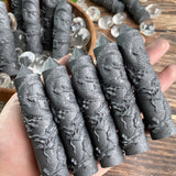 Shungite With Dragon Carvings Tower