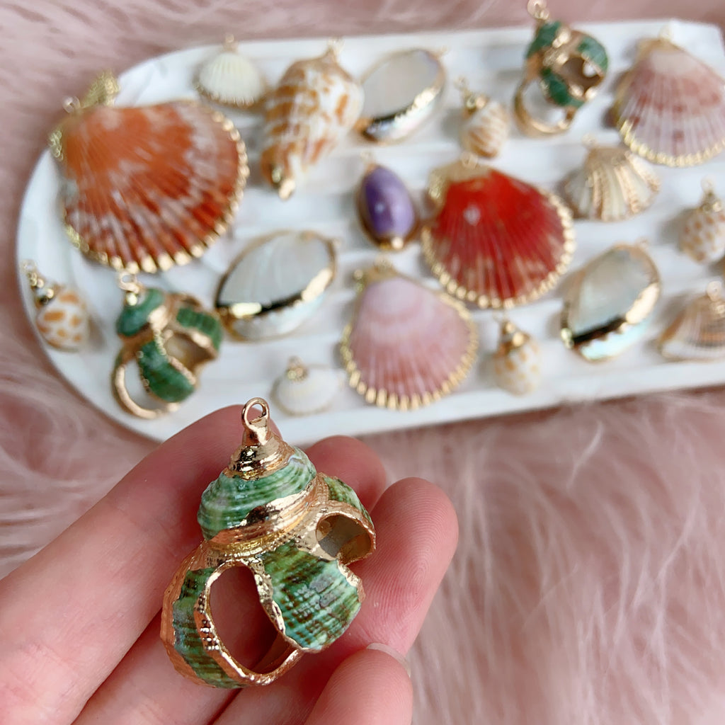 Nature Shell Pendants $10/8PCS