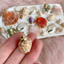 Load image into Gallery viewer, Nature Shell Pendants $10/8PCS