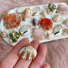 Load image into Gallery viewer, Nature Shell Pendants $10/8PCS