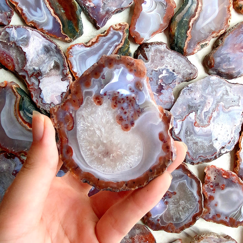 Colorful Agate Slabs /Slice