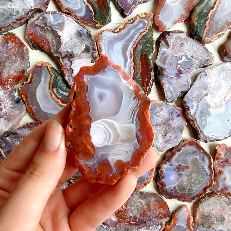 Colorful Agate Slabs /Slice