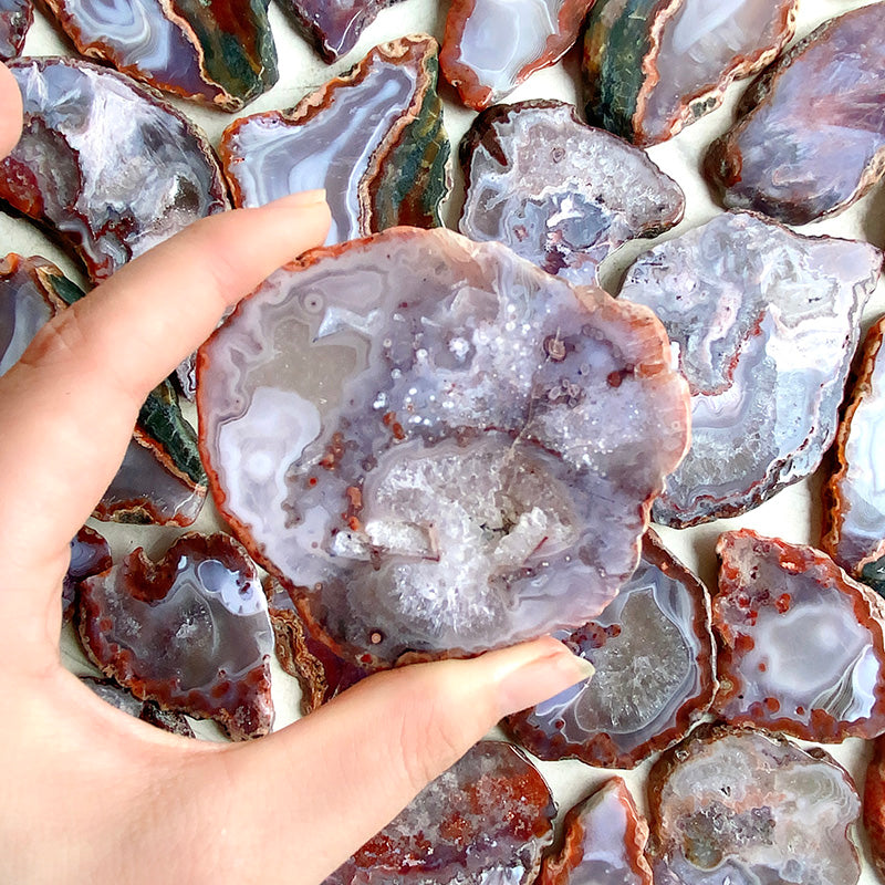 Colorful Agate Slabs /Slice