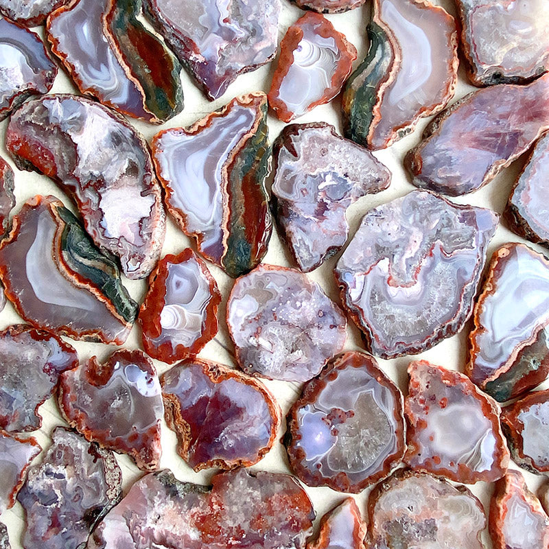 Colorful Agate Slabs /Slice