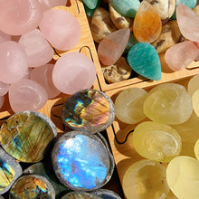 Load image into Gallery viewer, Different Materials Ema Eggs (labradorite/citrine/rose quarzt/red jasper/golden healer)