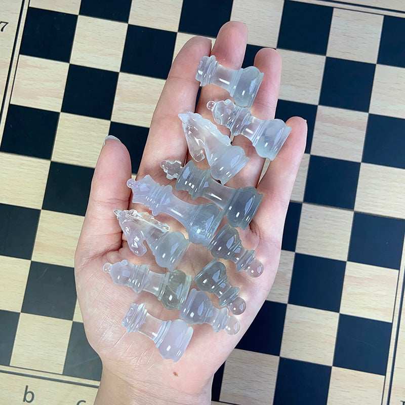 Fluorite Material Chess Set