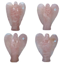 Load image into Gallery viewer, Crystal Angel Statue Hand Carved Rose Quartz  Model